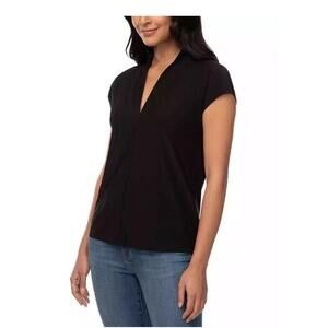 Buffalo Ladies' V-Neck Short Sleeve Blouse 3XL F5
